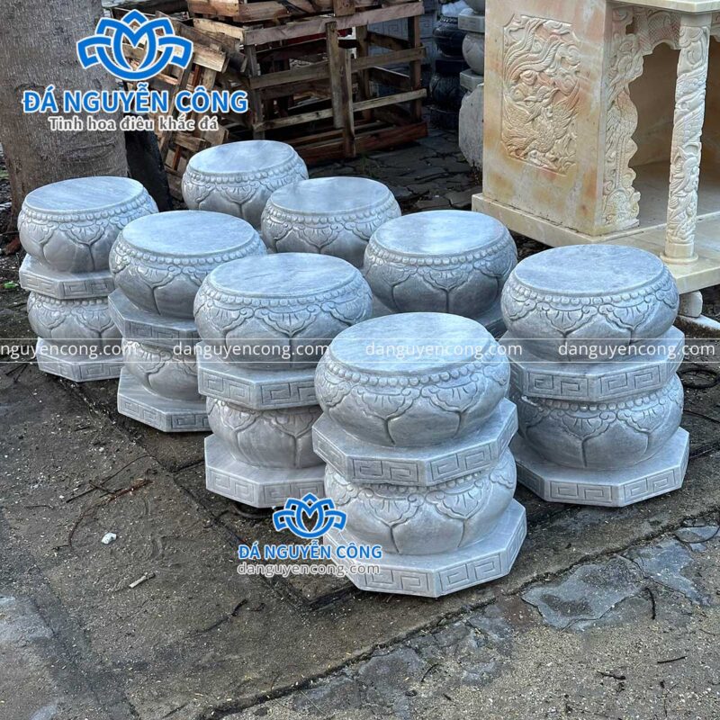 đá kê chân cột nhà gỗ tròn đường kính 28